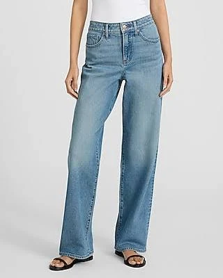 jeans Express Women's High Waisted Relaxed Straight Jeans Express $66