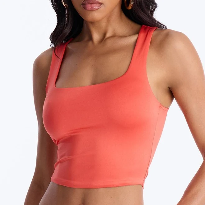 top Fashion Nova Double Lined Sleeveless Cropped Tank Top Fashion Nova $9.99