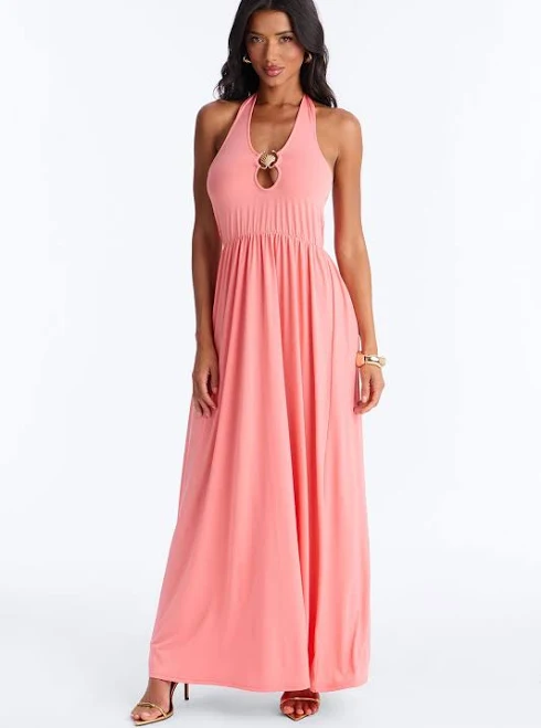 dress Fashion Nova Jayden Rayon Blend Deep V-Neck Maxi Dress Fashion Nova $20.99