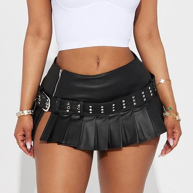 ultra-mini skirt Fashion Nova Women's Regret You Extreme Micro Mini Skort Fashion Nova $34.99