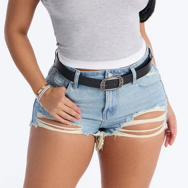shorts Fashion Nova Women's Summer Break Ripped Cut Off Denim Shorts Fashion Nova $24.99