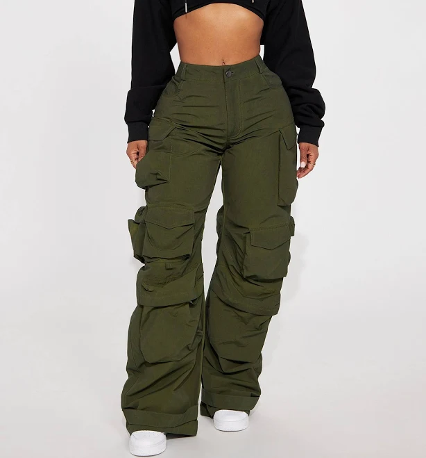 pants Fashion Nova Women's Talk It Up Oversized Cargo Pants Fashion Nova $39.99
