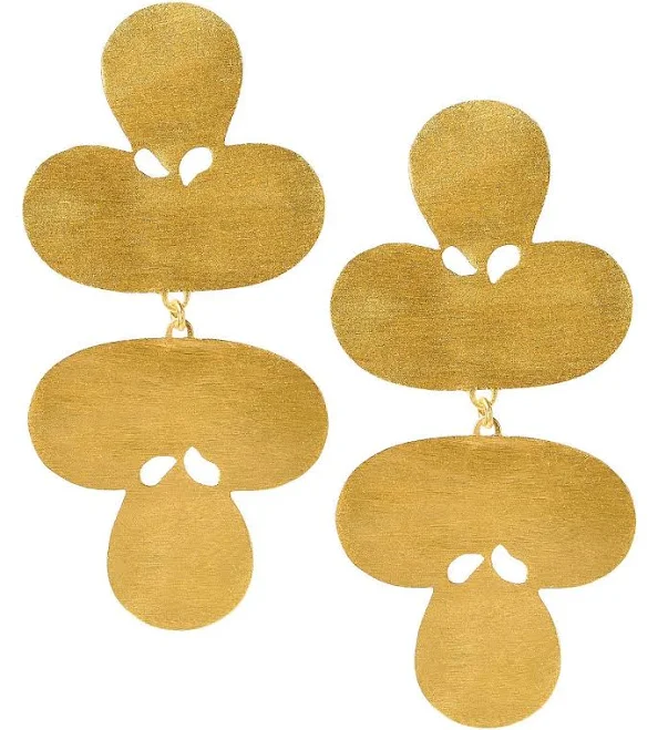 accessory Flat Brushed Ginger Earrings Lisi Lerch $68