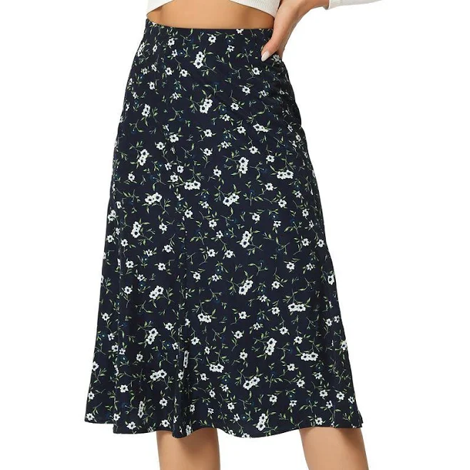 skirt Floral Midi Peasant A-Line Skirt Kohl's $33.99