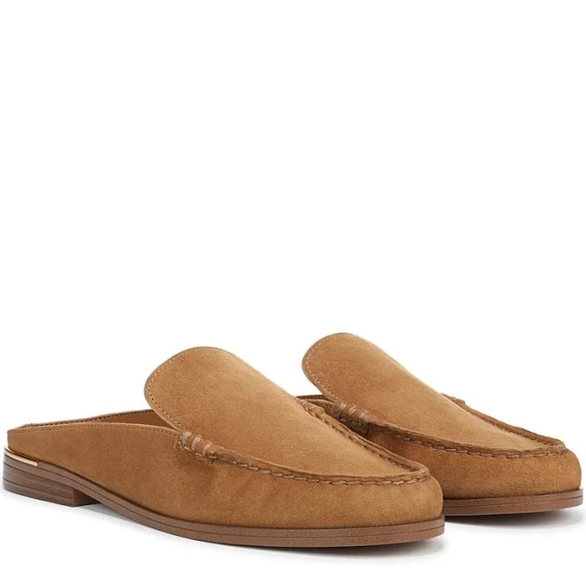 shoes Franco Sarto Women's Linda Moc Toe Mule Loafers Famous Footwear $45.98