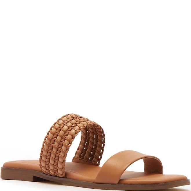 shoes FRANKIE4 Women's Sloane Weave Leather Slides Dillard's $194