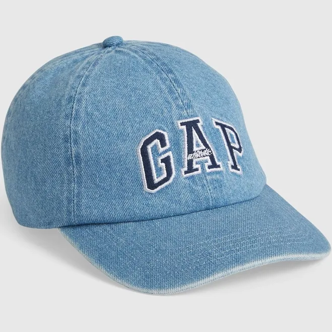 accessory GAP Logo Baseball Hat Washed Denim Blue Gap $14