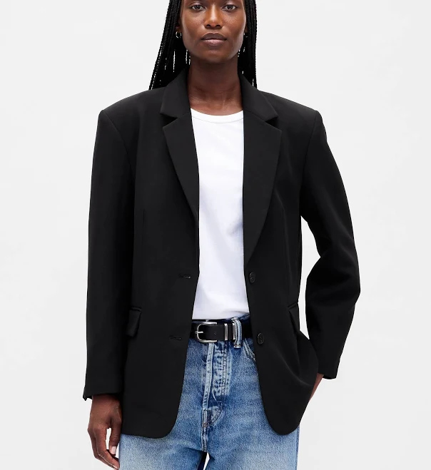 jacket Gap Women's Oversized Bistretch Blazer Gap $55