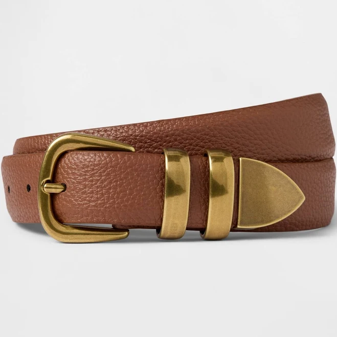 accessory Gap Women's Pebbled Leather Belt Gap $29