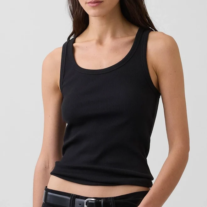 top Gap Women's Rib Scoop Tank Top Gap $19