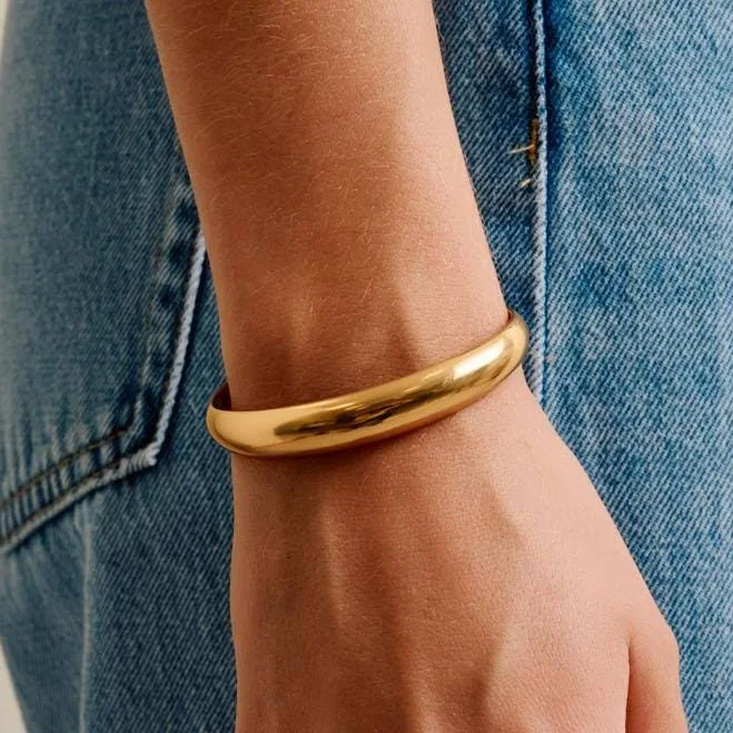 accessory Gold Bold Cuff Bracelet Etsy - Asterodea $51.98