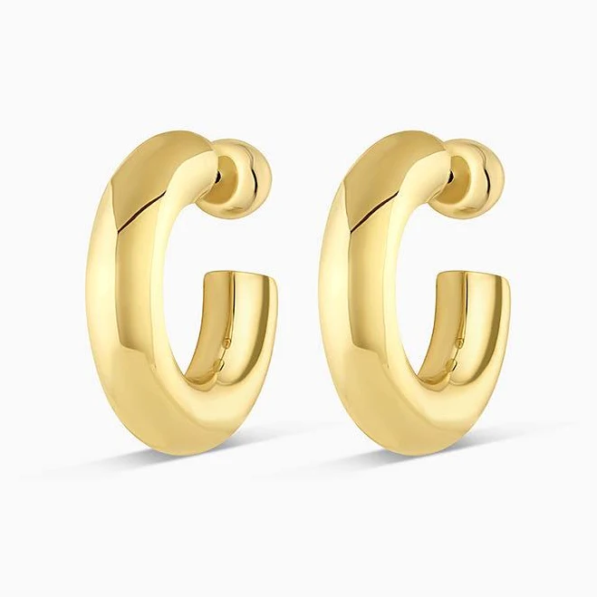 accessory Gorjana Women's Lou Statement 18k Gold Hoops gorjana $80
