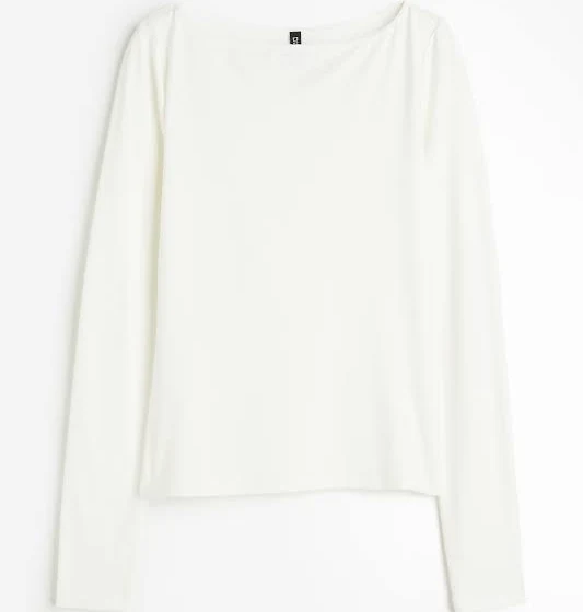 top H&M Ladies Boat-Neck Jersey Top H&M $4.99