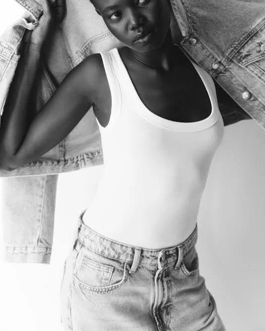 top H&M Ladies Fitted Tank Top H&M $12.99