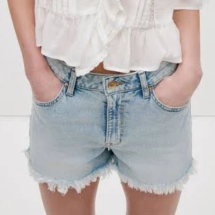 shorts H&M Ladies Frayed Denim Shorts H&M $24.99