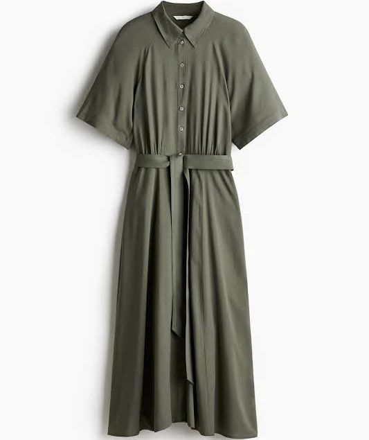 dress H&M Ladies Tie-Belt Shirt Dress H&M $29.99