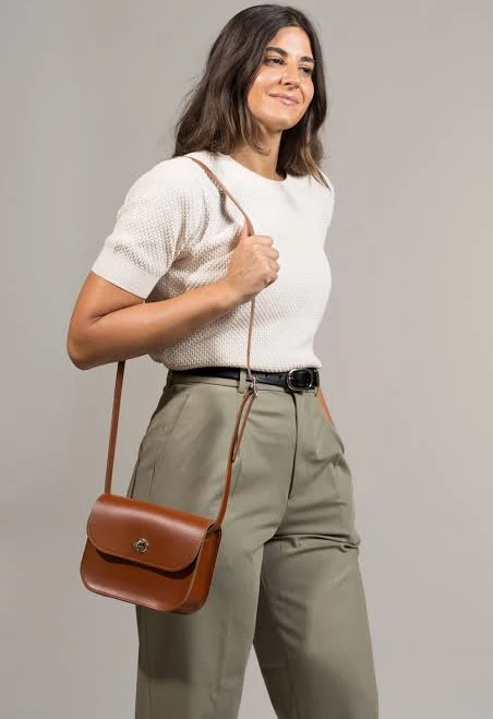 bag Handmade Leather Crossbody Bag Etsy - VillageLeathers $112.44