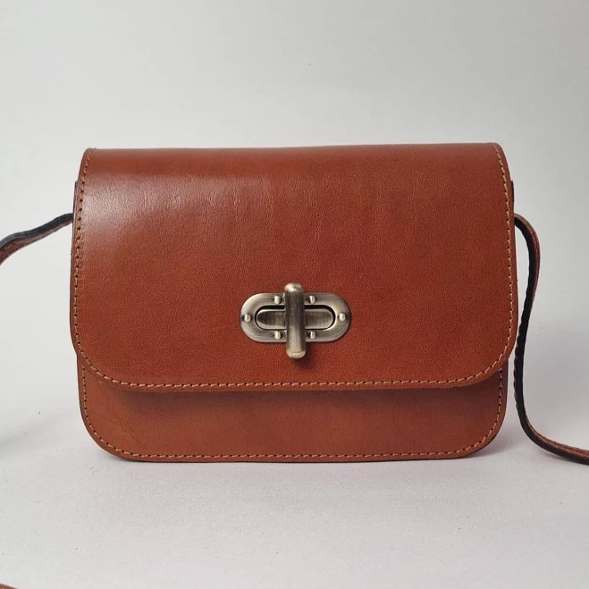 bag Handmade Minimalist Leather Crossbody Bag Etsy - Seller $51.17