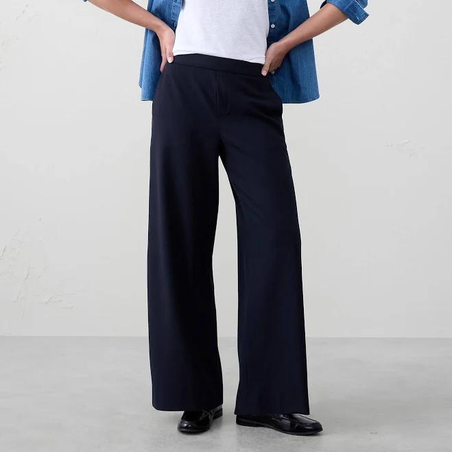 bottom Hayden Wide-Leg Pants Banana Republic Factory $50