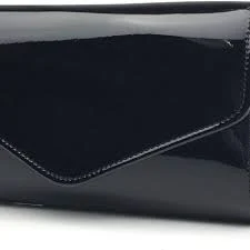 bag Hoxis Women's Glossy Faux Patent Leather Evening Clutch Poshmark $46