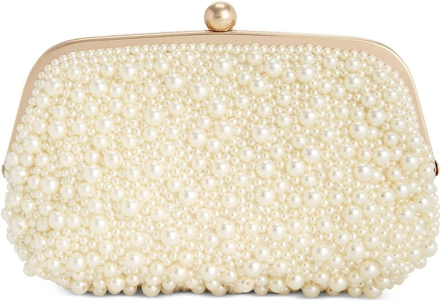bag INC International Concepts Pearl Pouch Clutch Macy's $99.5