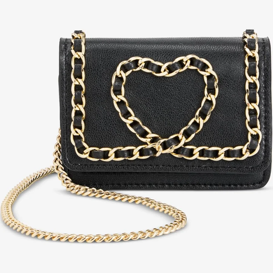 bag INC International Concepts Women's Boxed Izzii Ruched Heart Chain Mini Crossbody Bag Macy's $23.8