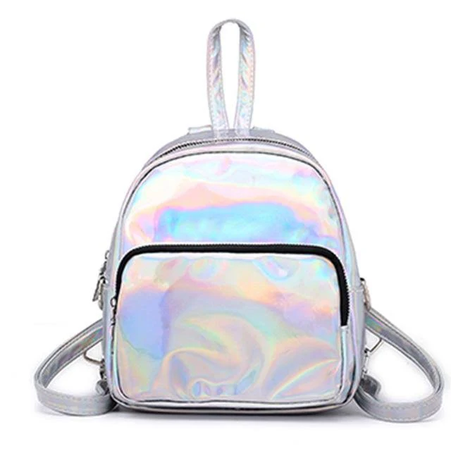 bag Innovato Design Holographic Leather Mini Transparent Travel Bags Innovato Design $45.3