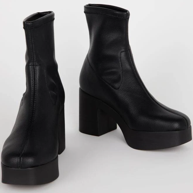 shoes "Intentionally ." Marlowe Vegan Platform Boot Intentionally Blank $182