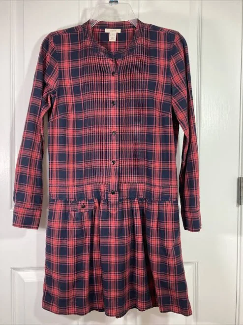 shirt dress J. Crew Cotton Plaid Sundrine Flannel Shirt Dress Red Blue Sz: Xxs 00 eBay - todays12 $21.99