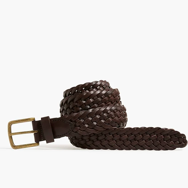 accessory J.Crew Men's Braided Leather Belt J.Crew Factory $41.5