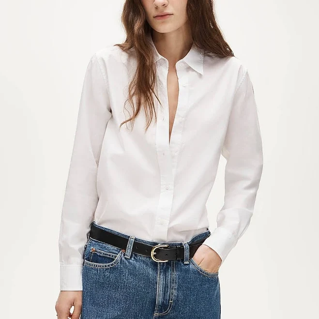 top J.Crew Women's Jules Classic-Fit Cotton Poplin Shirt J.Crew $98