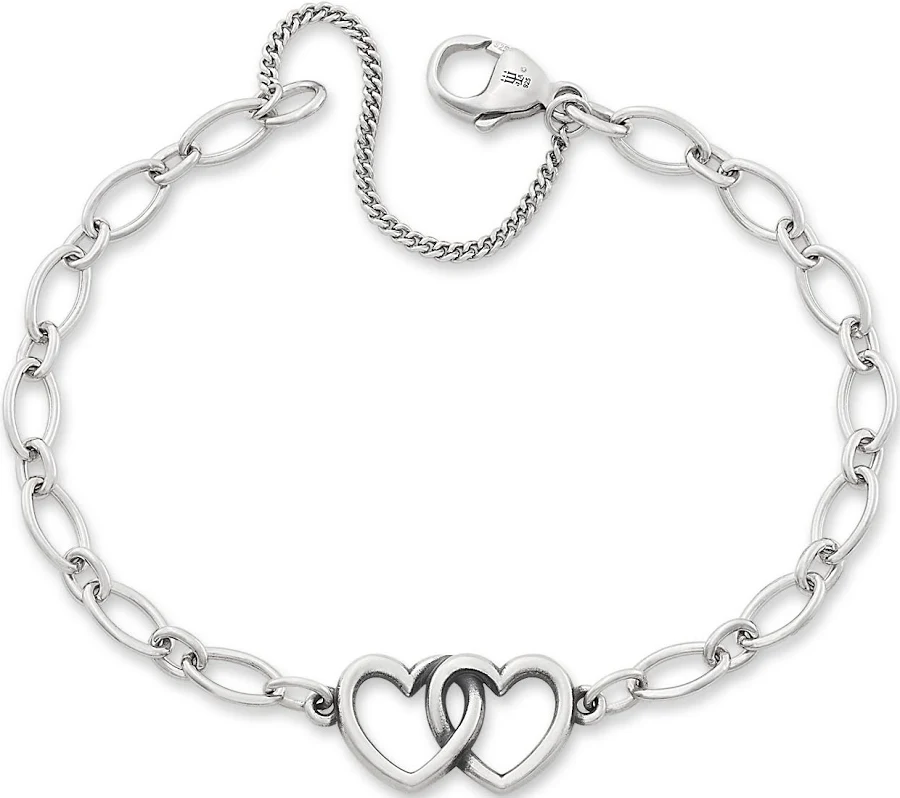 accessory James Avery Two Hearts Together Sterling Silver Charm Bracelet James Avery Jewelry $86