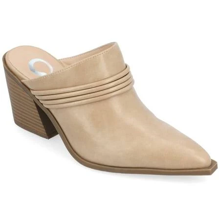 shoes Journee Collection Women's Jinny Pointed Toe Block Mules Walmart - Dress My Best $38.46