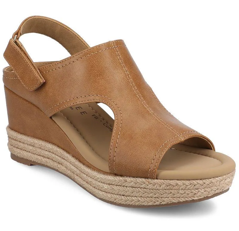 shoes Journee Women's Rayleigh Espadrille Wedge Sandals Kohl's $59.99