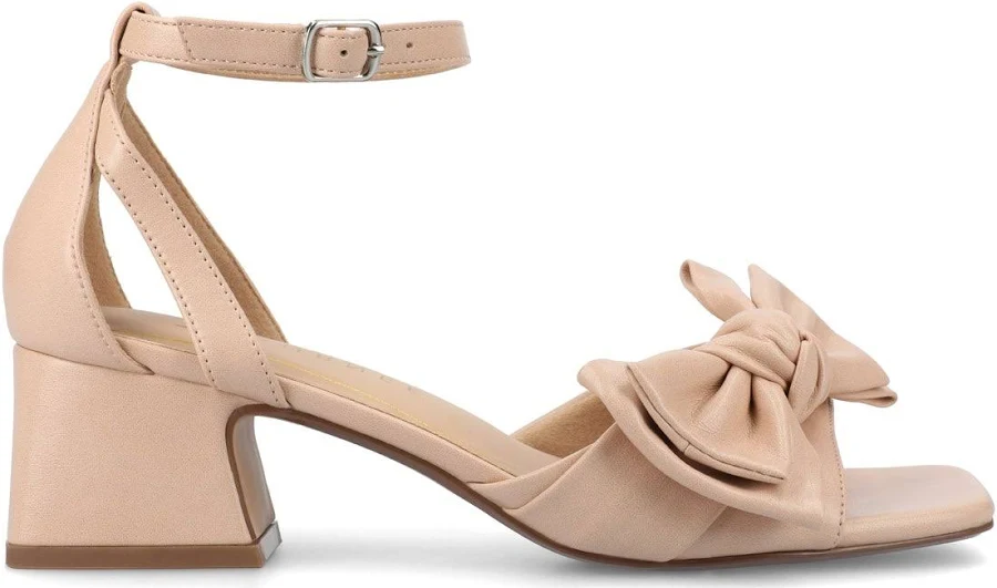 shoes Journee Zevi Block Heel Sandals with Memory Foam Insole Journee Collection $59.99