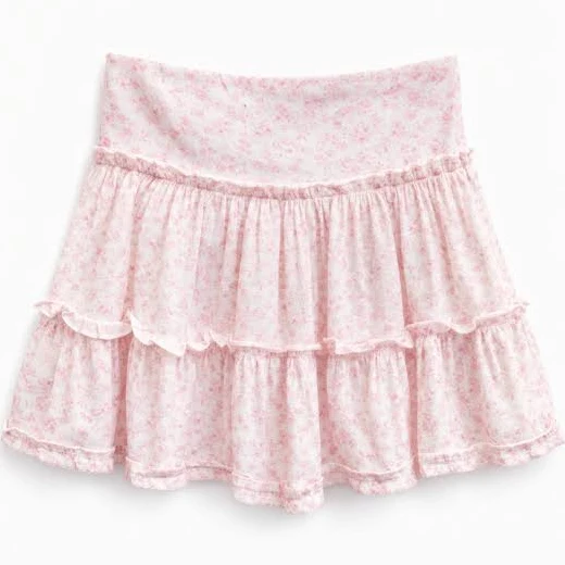 mini skirt Junior Meena Mini Ruffle Skirt KatieJNYC $82