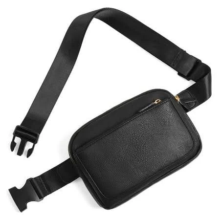 bag Kalunma Vegan Leather Belt Bag for Women Fanny Pack Crossbody with Adjustable Strap Fashion Waist Packs Walmart - GZXUNMAI $15.83