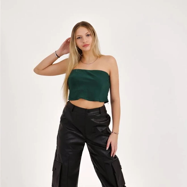 tube top Karlnor's Closet Strapless Satin Top Poshmark $25