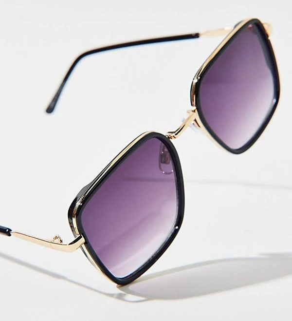 accessory Lana Oversized Rectangle Sunglasses Urban Outfitters $15