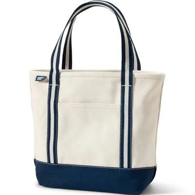bag Lands' End Medium 5 Pocket Open Top Canvas Tote Bag Target $31.96