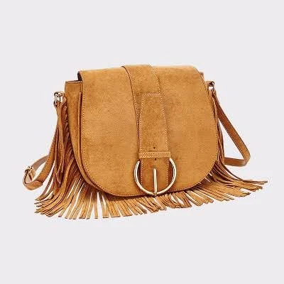 bag Lascana Women's Faux Suede Fringe Purse Target $59.95