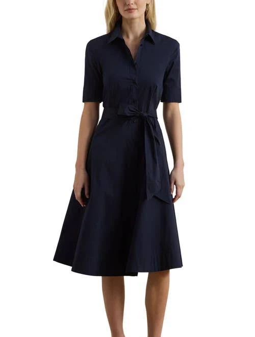 shirt dress Lauren Women's Ralph Lauren Belted Cotton Blend Shirtdress Nordstrom $155