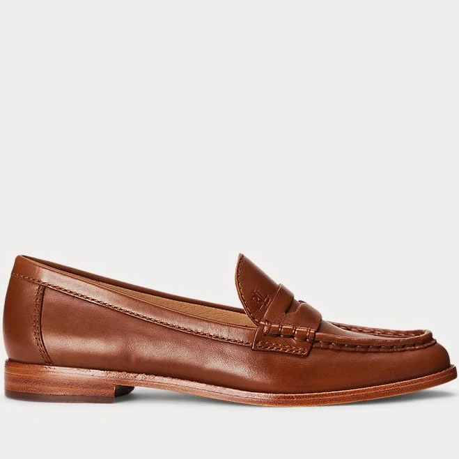 shoes Lauren Women's Ralph Lauren Wynnie Burnished Leather Loafers Ralph Lauren $195