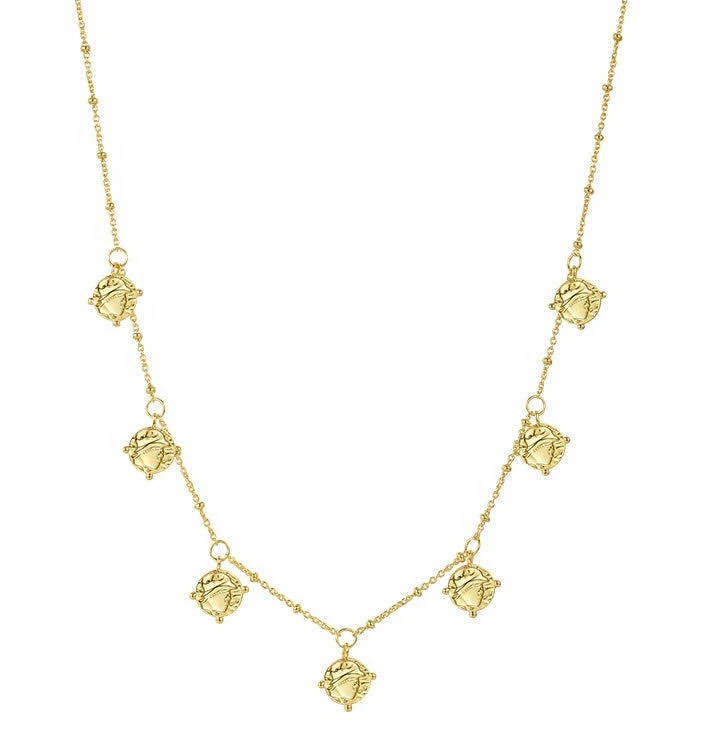 accessory Layered Capri Coin Necklace Katie Rae Collection $58