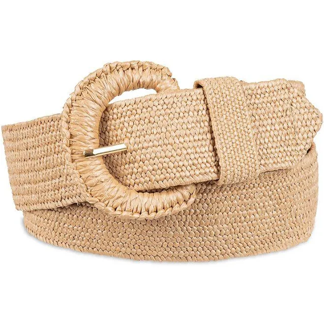accessory LC Lauren Conrad Straw Belt with Wrapped Buckle Kohl's $21.24