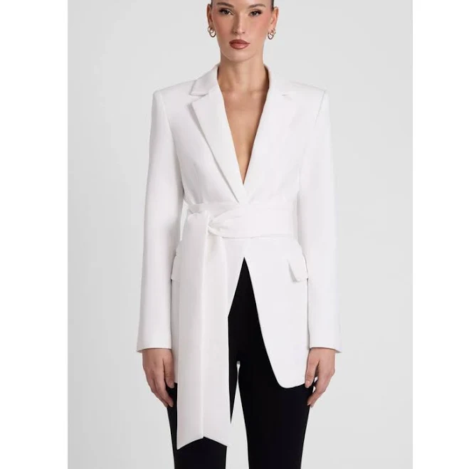 blazer LEAU Women's Classic Column Tailored Belted Blazer Nordstrom $215