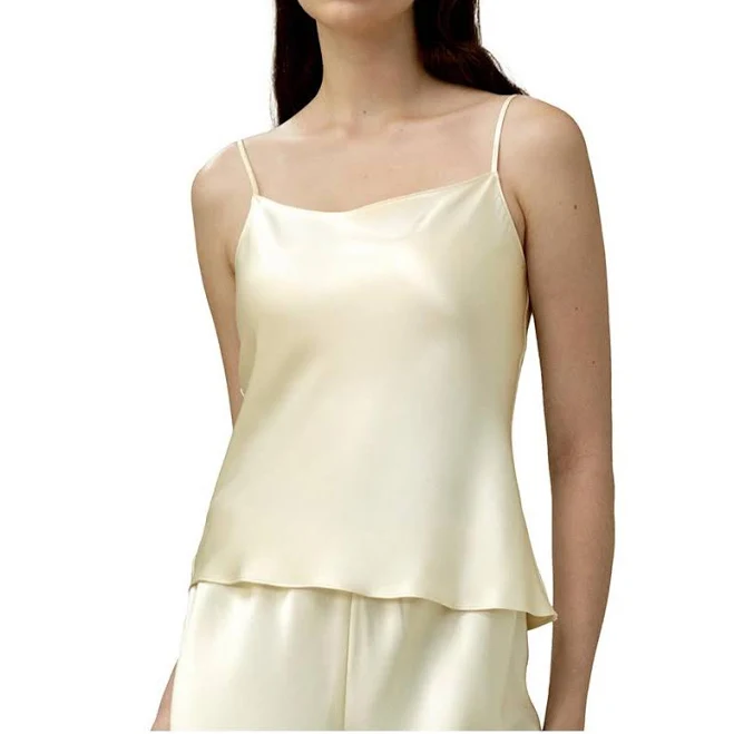 top Lilysilk Women's Double-Faced Silk Charmeuse Camisole Macy's $76.3