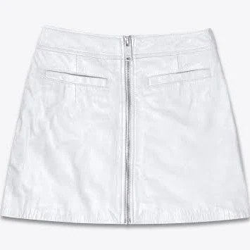 ultra-mini skirt Lita Zip Ultra Mini Leather Skirt OTHER $120