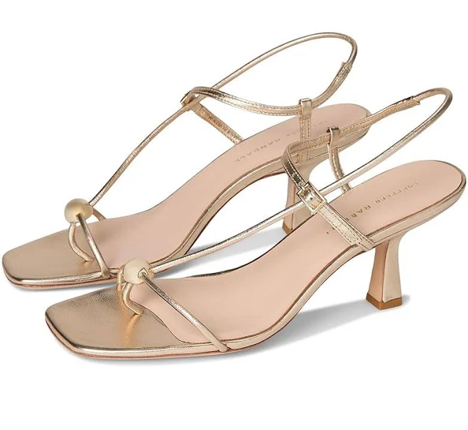 shoes Loeffler Randall Women's Triana Strappy Metallic Leather Slingback Sandals Zappos.com $315