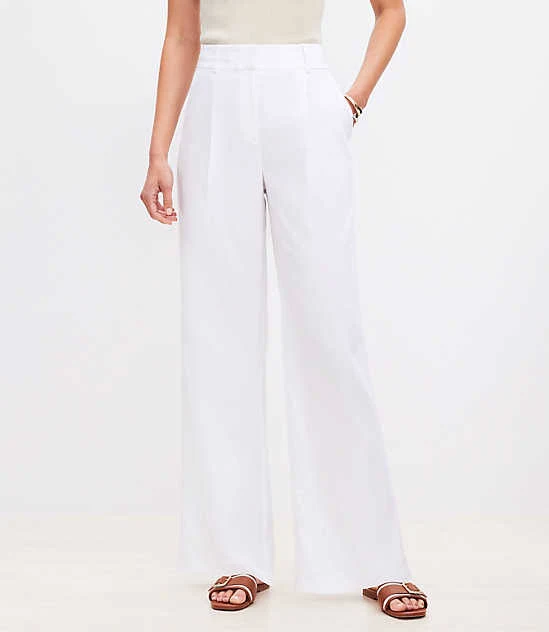 pants Loft Women's Peyton Linen Blend Trouser Pants LOFT $24